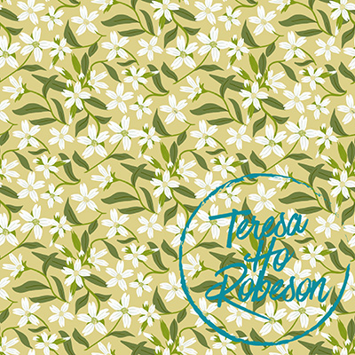 Chickweed fabric designed by Teresa Robeson