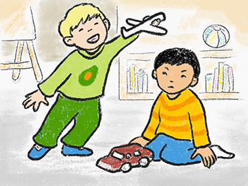 kids and toys by Teresa Robeson